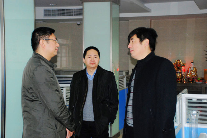 鹽城市經(jīng)信委、軟件園領(lǐng)導(dǎo)蒞臨鹽城思科檢查指導(dǎo)工作會(huì)議報(bào)道